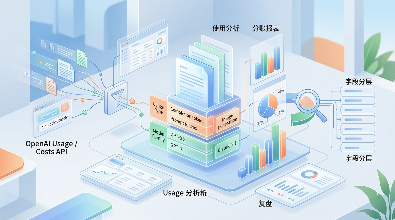 AI API 分账报表怎么做,给 OpenAI / Claude 团队复盘的字段模板 文章配图