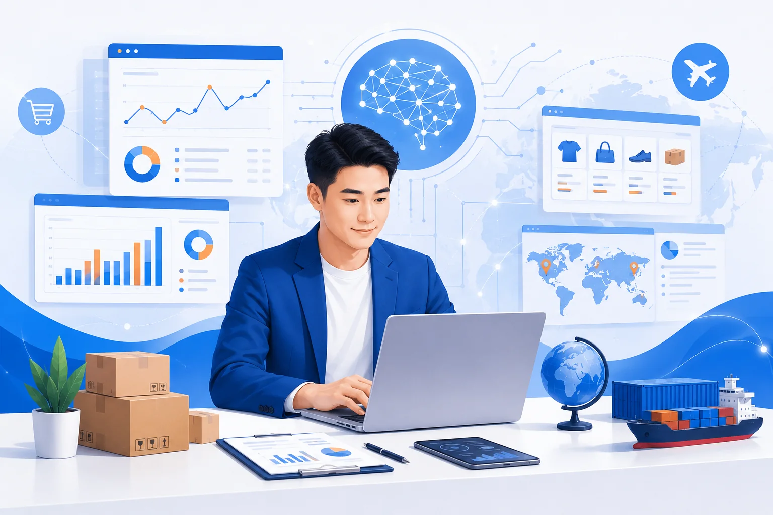 AI跨境电商2026：5款AI出海工具+月入5万实战