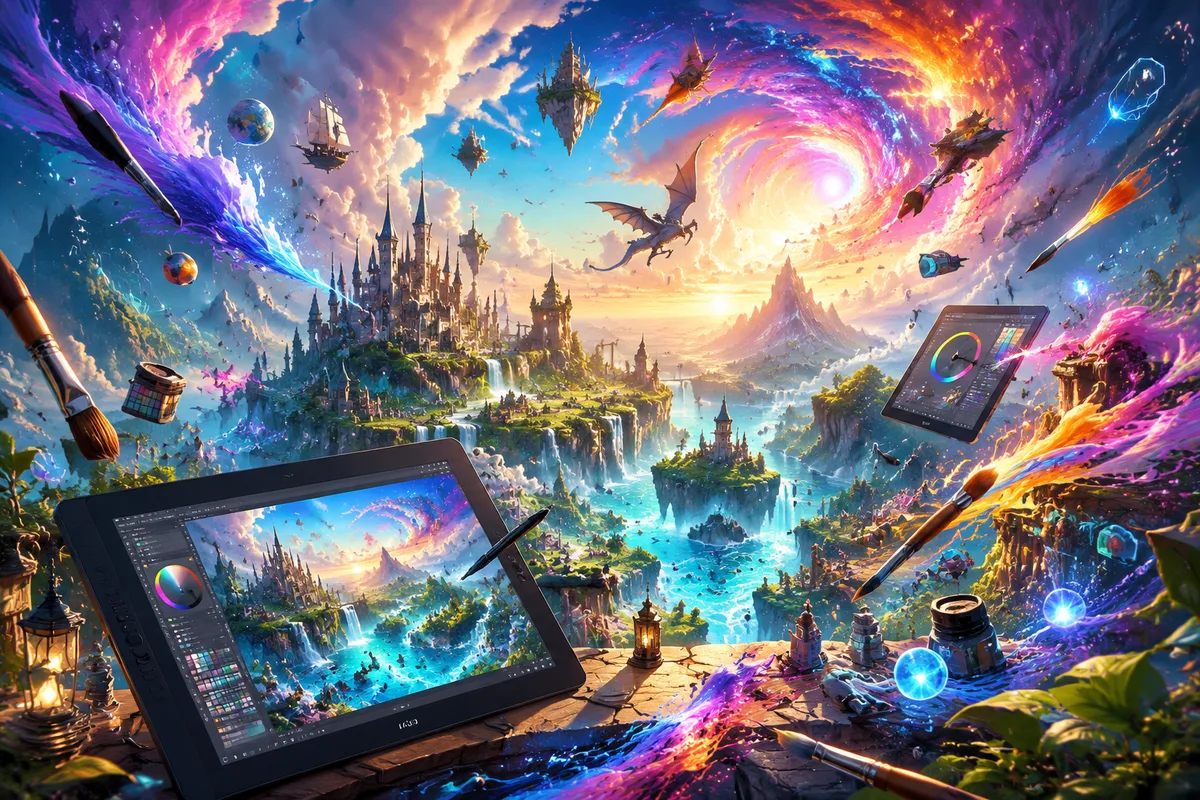 AI绘画免费教程：2026年最好用的5款AI生成图片工具
