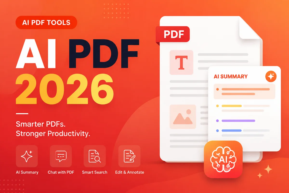 AI PDF工具推荐：2026年6款横评