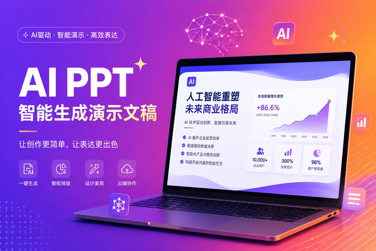 AI PPT工具横评：Gamma、AiPPT、ChatPPT、MindShow哪个好用？（2026版）
