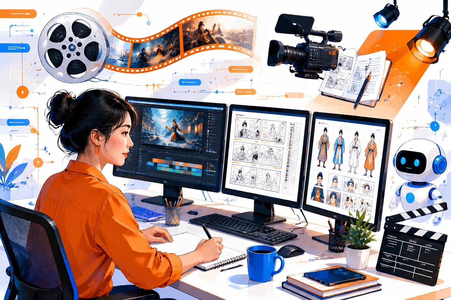 AI 短剧制作完整流程 2026：剧本+拍摄+剪辑+变现月入5万