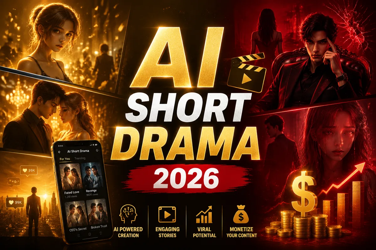 AI短剧制作：2026从剧本到成片全流程