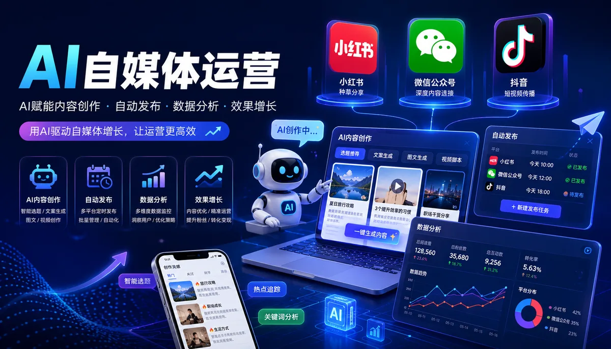 AI自媒体运营:2026全攻略实战