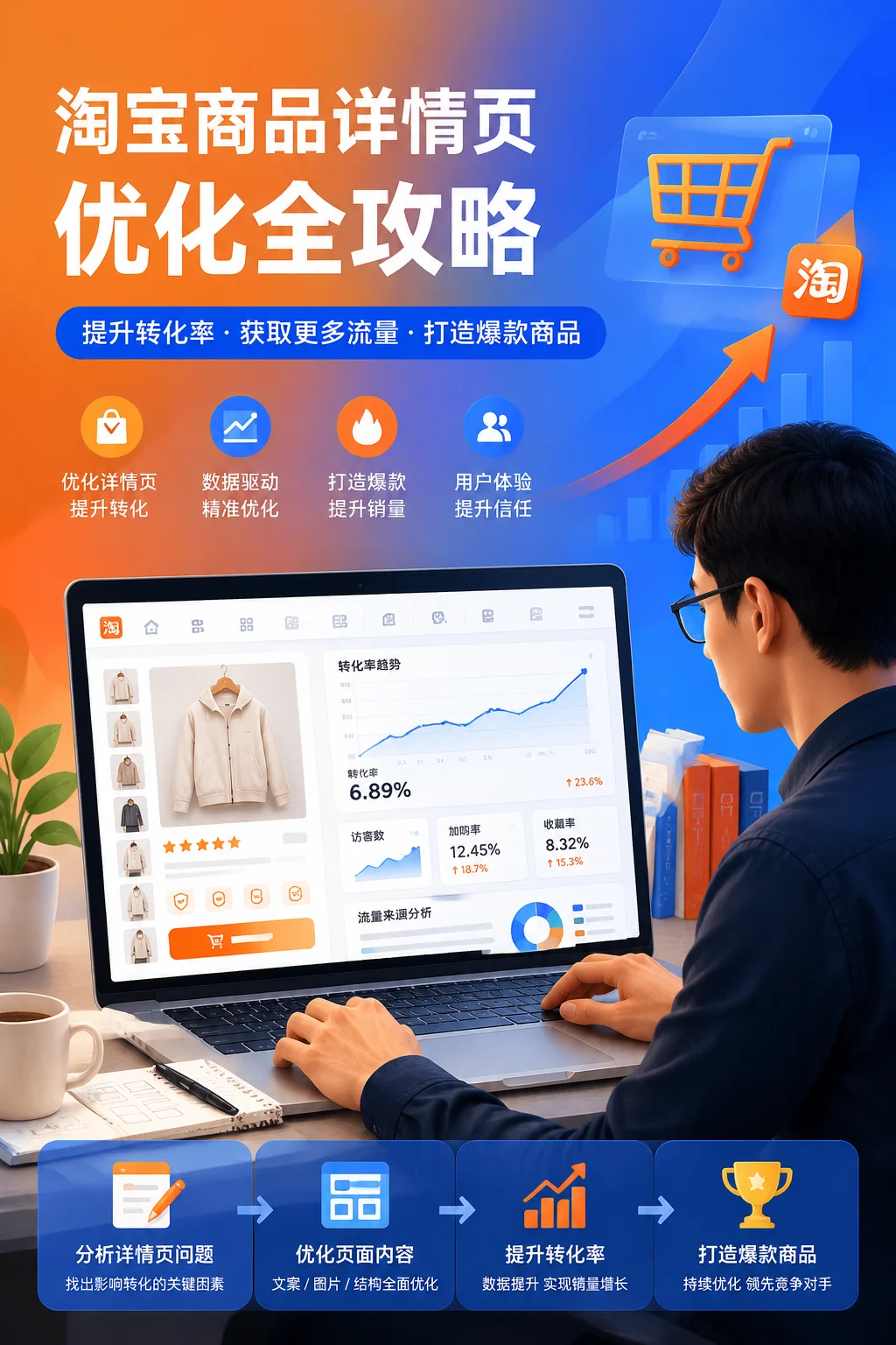 淘宝 AI 详情页优化：用人工智能提升转化率 300%