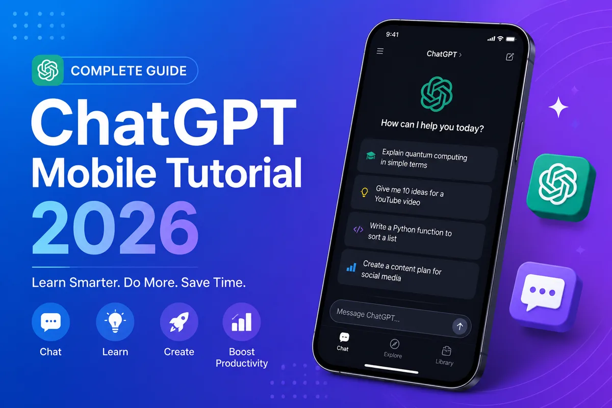 ChatGPT使用教程：2026全平台+50个Prompt