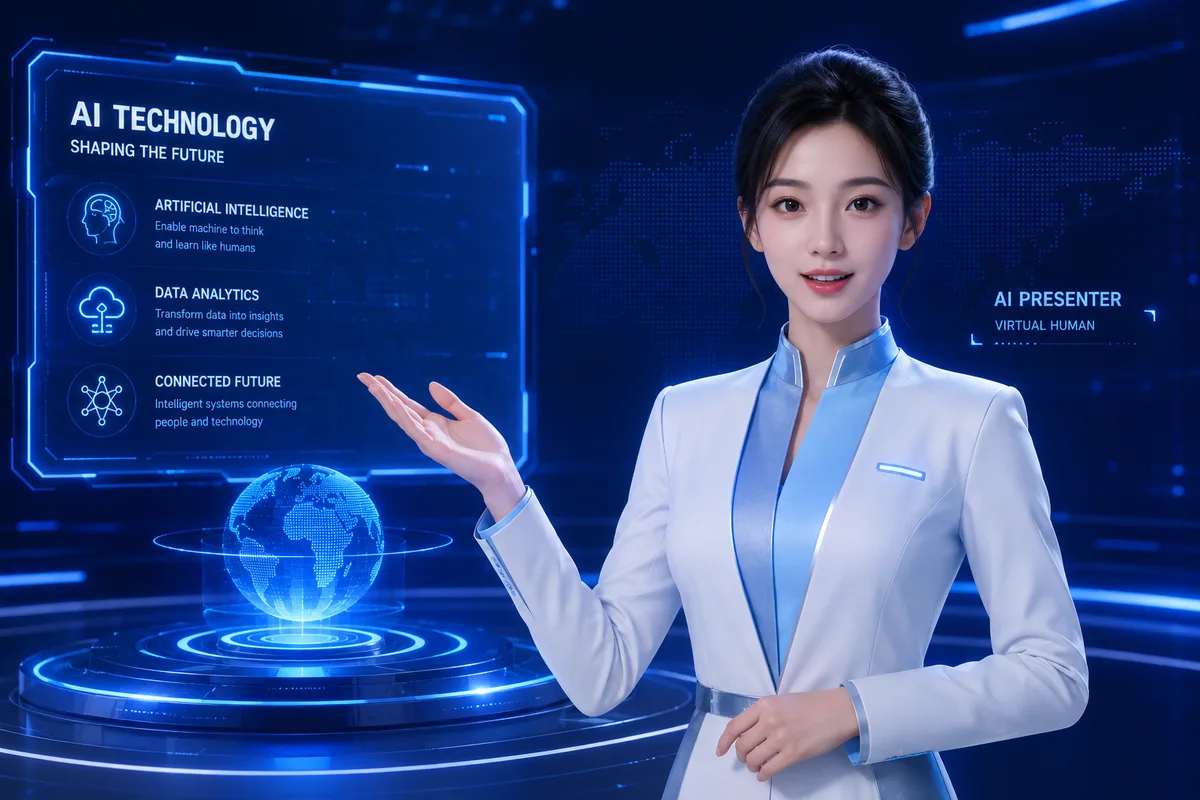 AI数字人制作教程：零基础创建虚拟主播（2026最新）