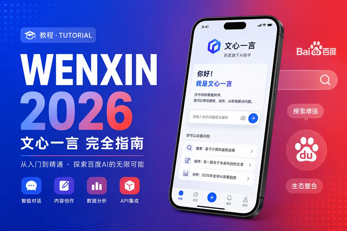 文心一言使用教程：2026最新版