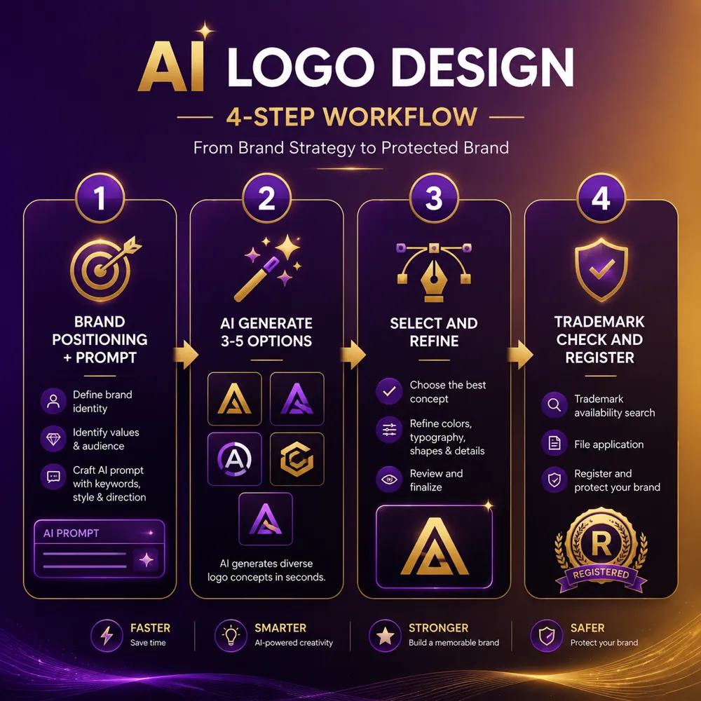 AI logo设计完整流程