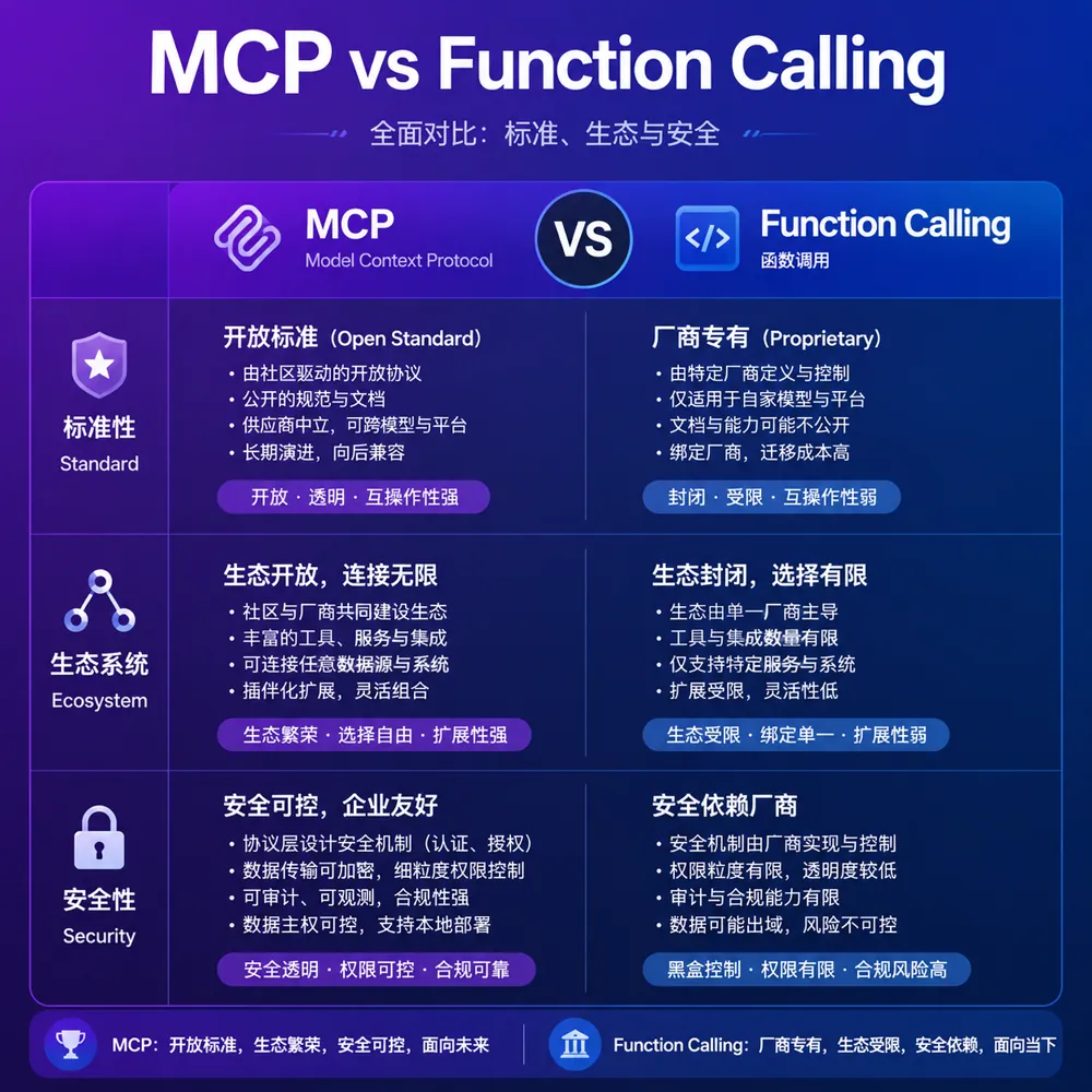 MCP协议定位对比图