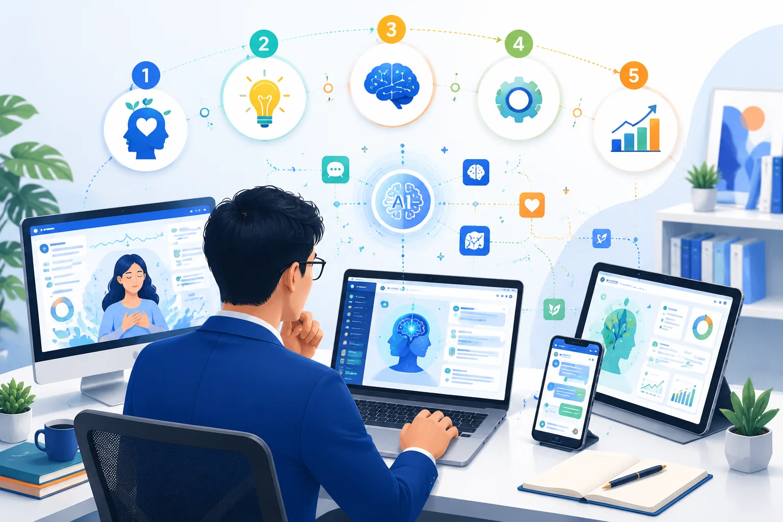 AI 心理评估工作流