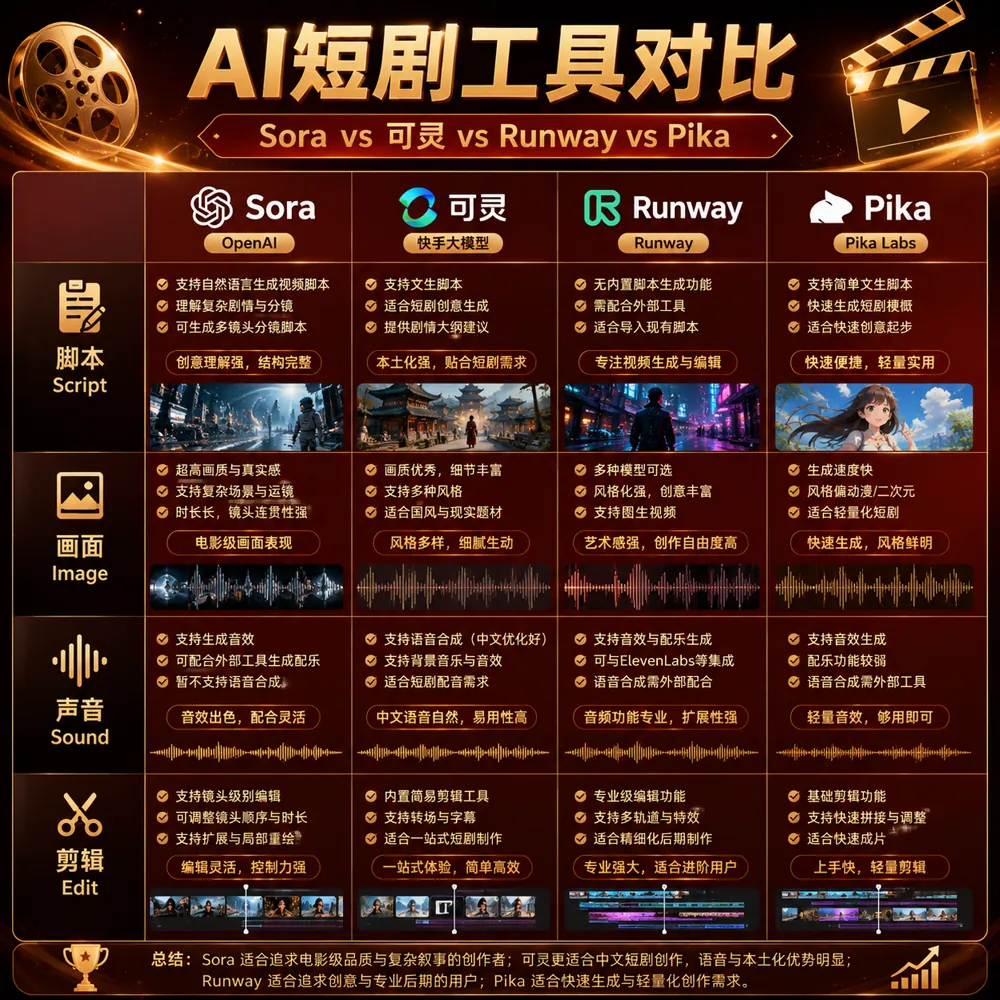 AI短剧制作工具链