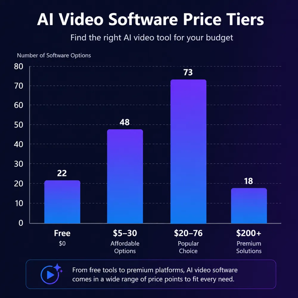 AI视频软件价格对比