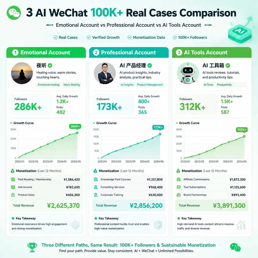 3 个公众号10万+真实案例拆解:标题公式+阅读量+涨粉数+变现金额对照表