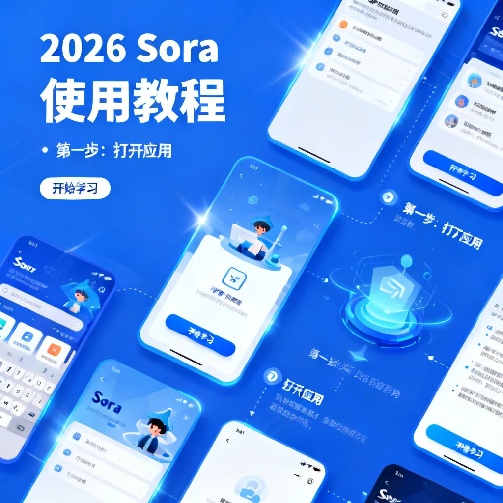 2026年最新Sora使用教程2026：从零到一掌握AI视频生成终极指南