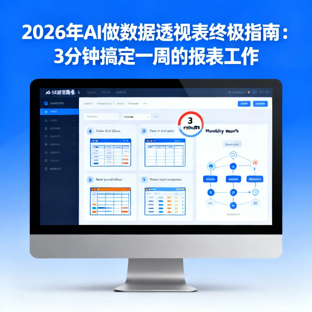 2026年AI做数据透视表终极指南：3分钟搞定一周的报表工作配图2