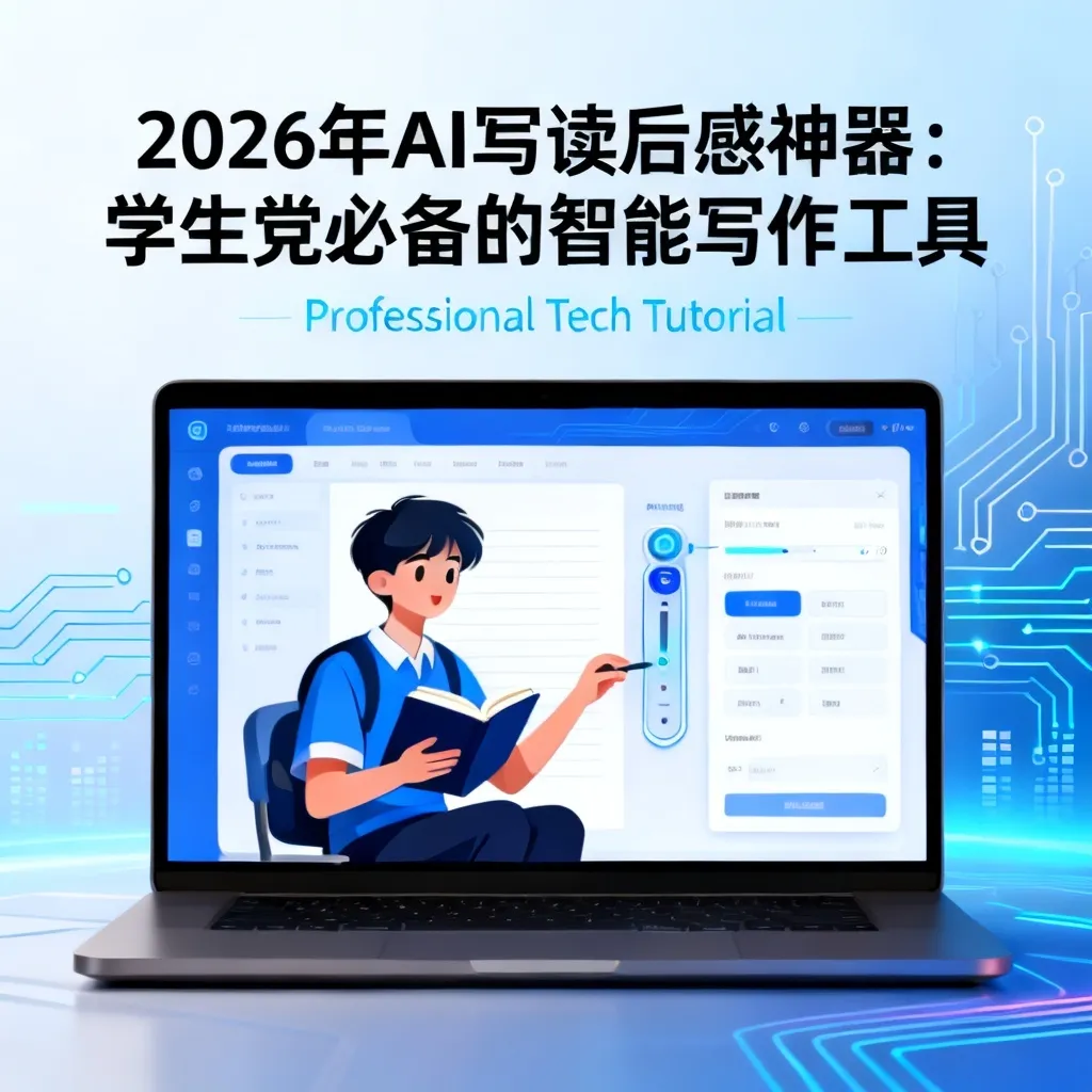 2026年AI写读后感神器:学生党必备的智能写作工具配图1