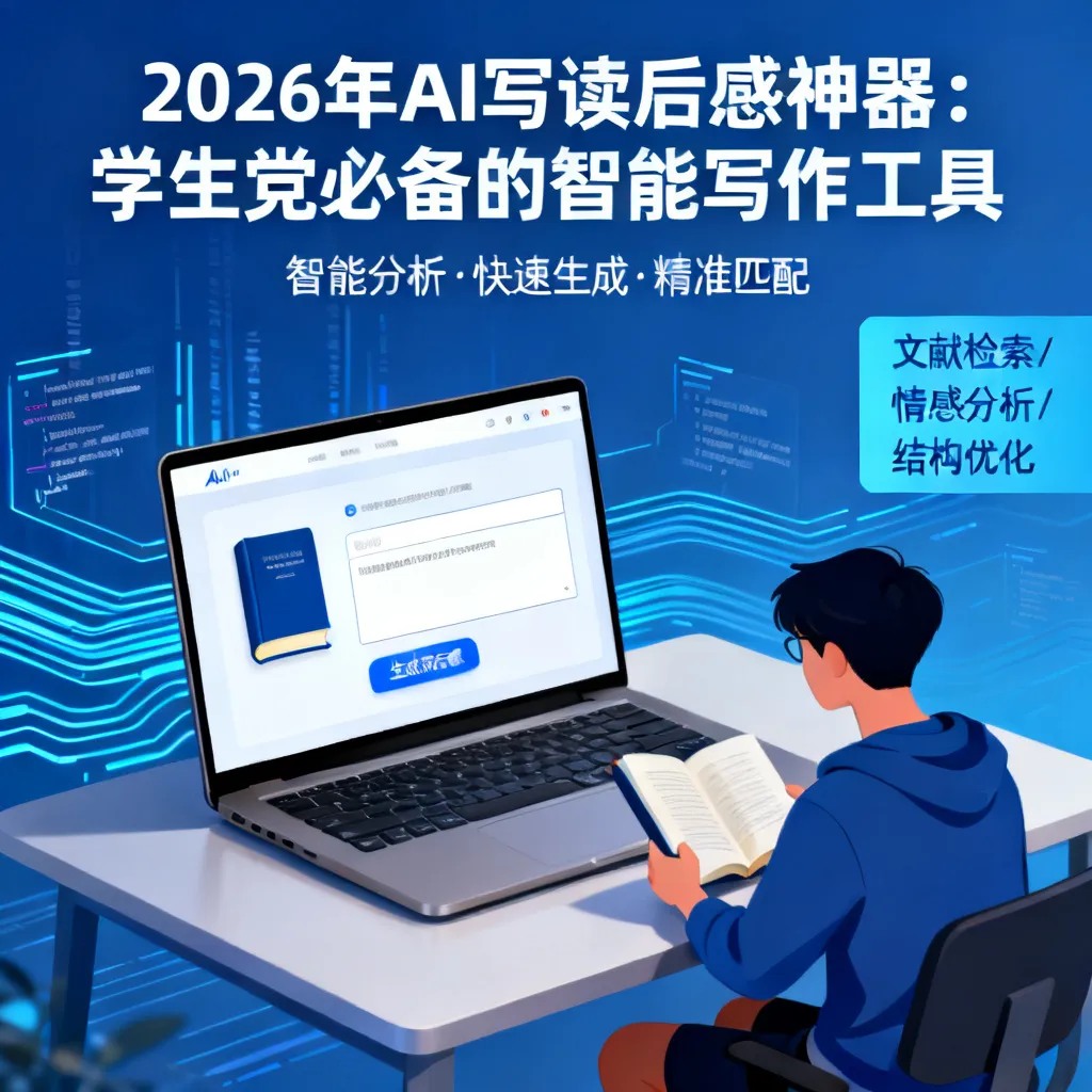 2026年AI写读后感神器:学生党必备的智能写作工具配图2
