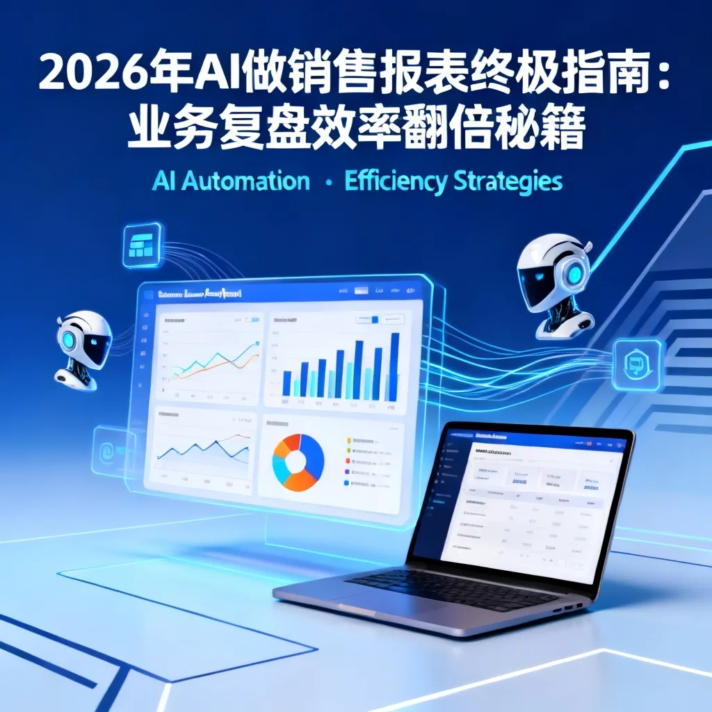 2026年AI做销售报表终极指南:业务复盘效率翻倍秘籍配图2