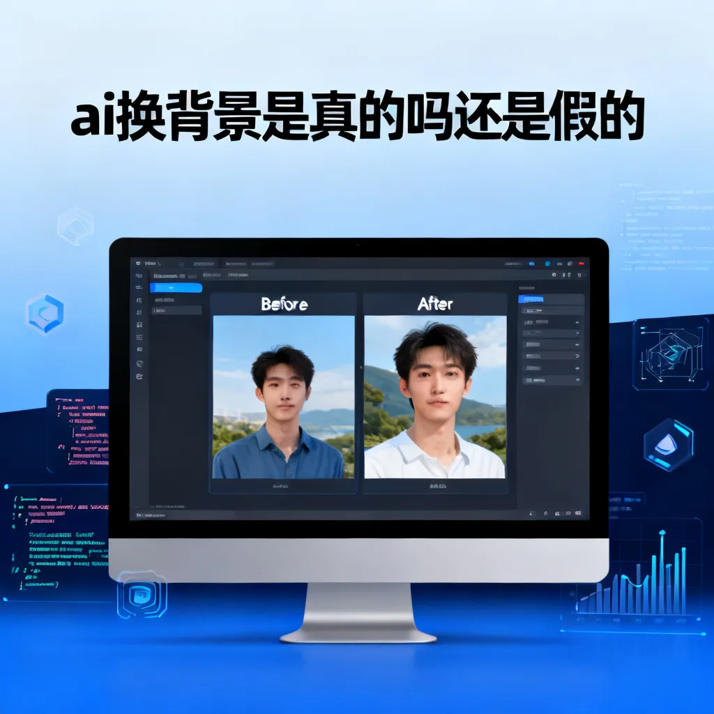 ai换背景是真的吗还是假的配图2