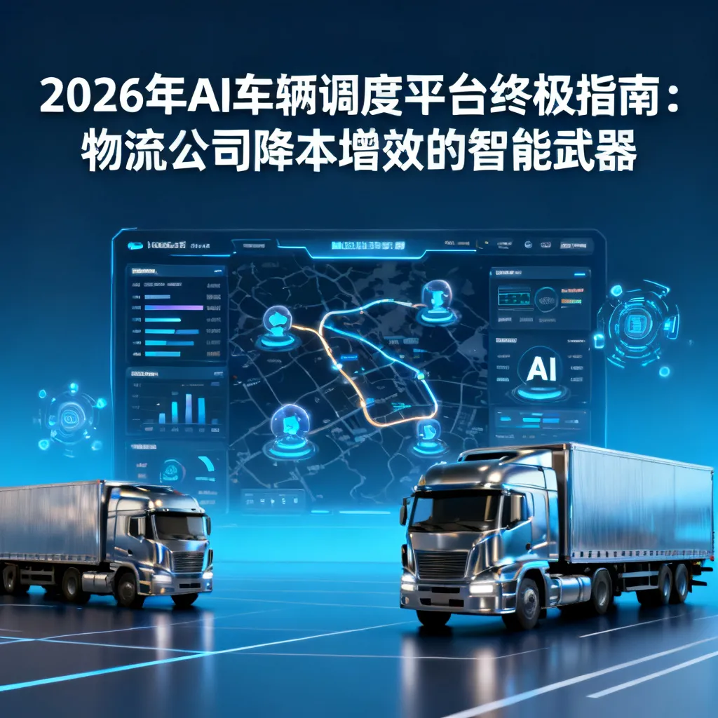 2026年AI车辆调度平台终极指南：物流公司降本增效的智能武器全面揭秘