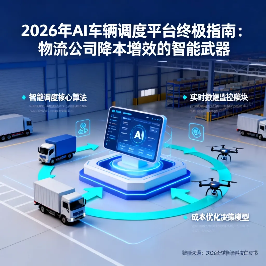 2026年AI车辆调度平台终极指南:物流公司降本增效的智能武器配图2