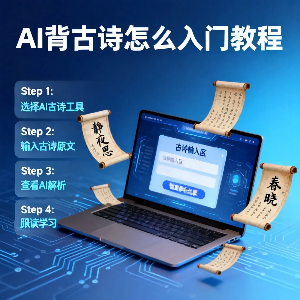 ai背古诗怎么入门教程配图1