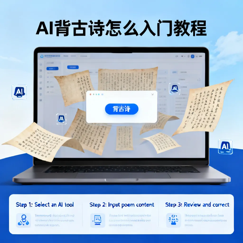 ai背古诗怎么入门教程配图2