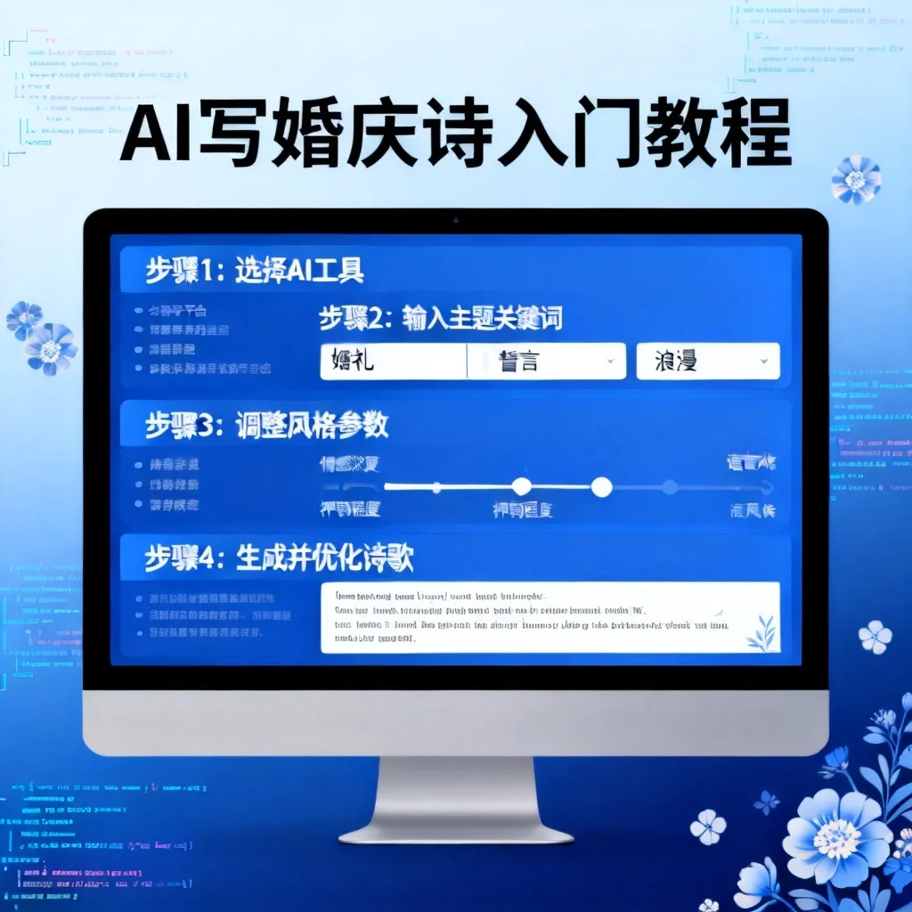 ai写婚庆诗怎么入门教程配图1
