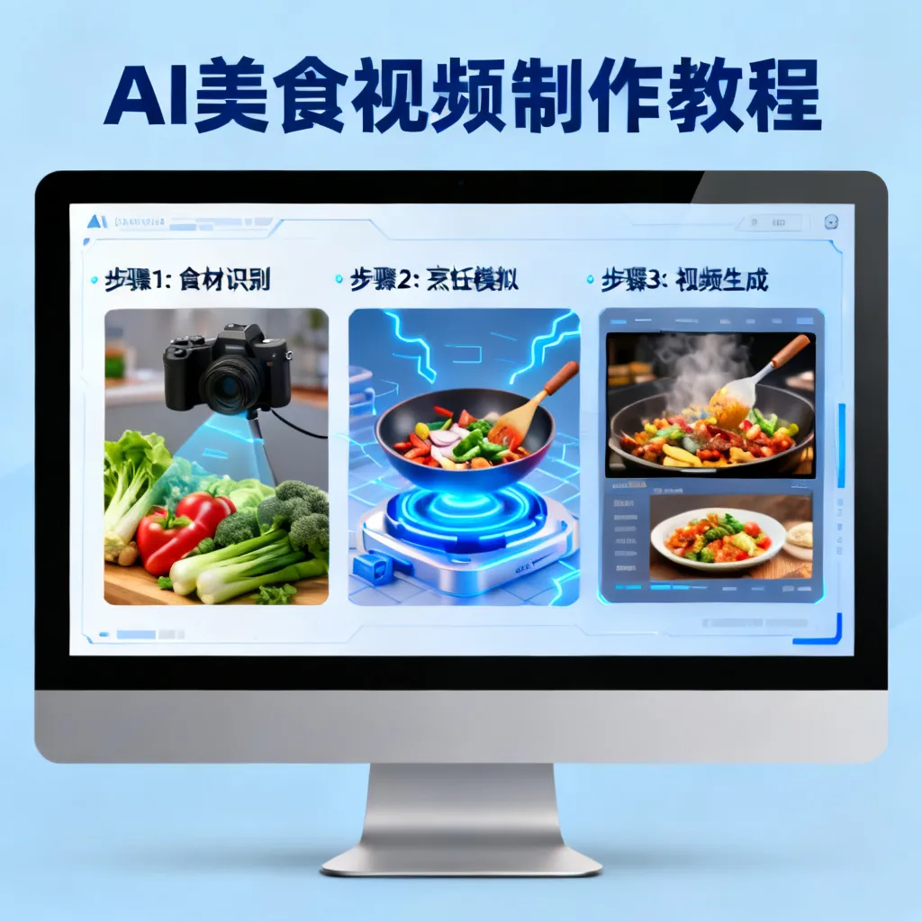 AI做美食视频配图2