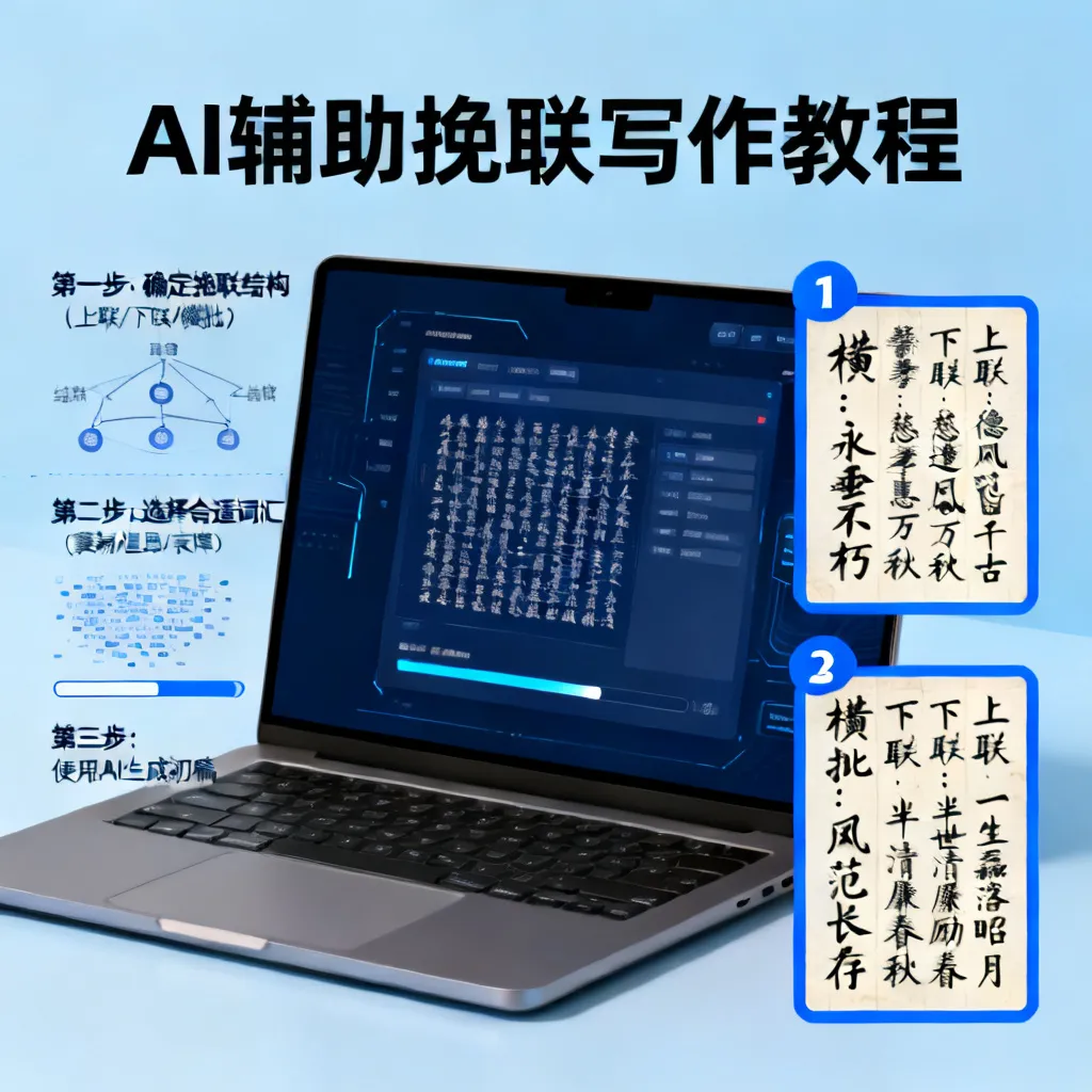 ai写挽联怎么写字配图2