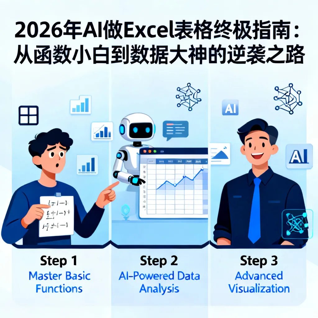 2026年AI做Excel表格终极指南:从函数小白到数据大神的逆袭之路配图2