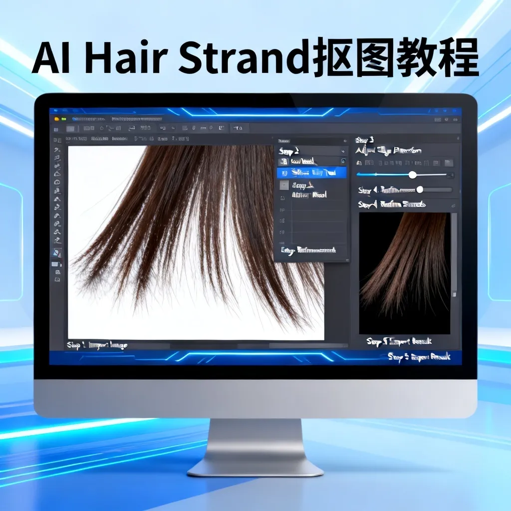 ai抠图头发丝怎么操作好看配图2