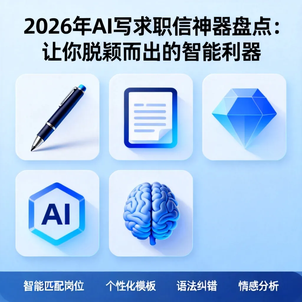 2026年AI写求职信神器盘点:让你脱颖而出的智能利器配图2