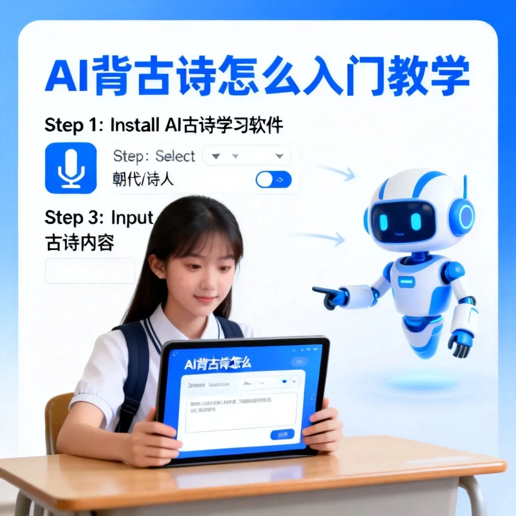 ai背古诗怎么入门教学配图2