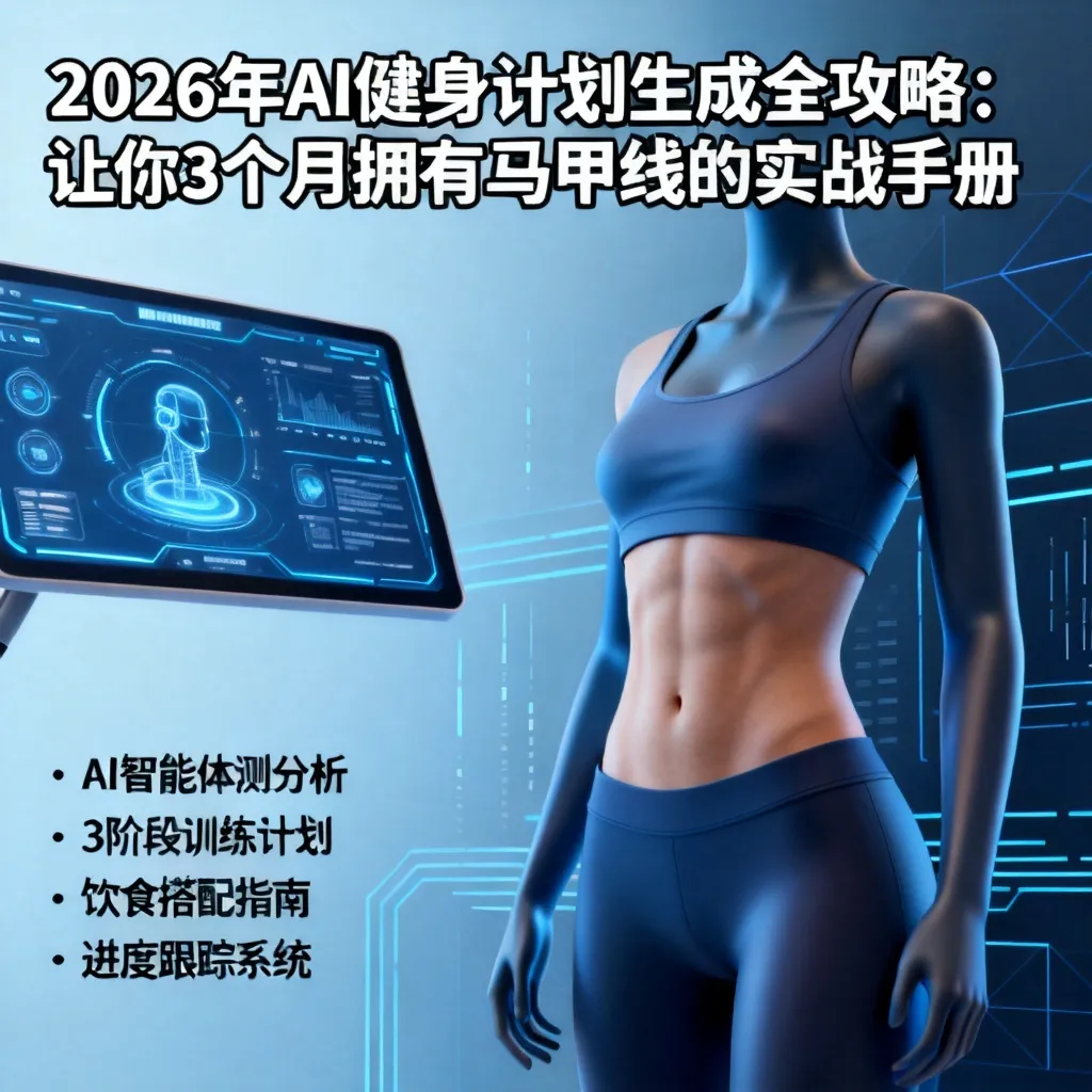 2026年AI健身计划生成全攻略：让你3个月拥有马甲线的实战手册