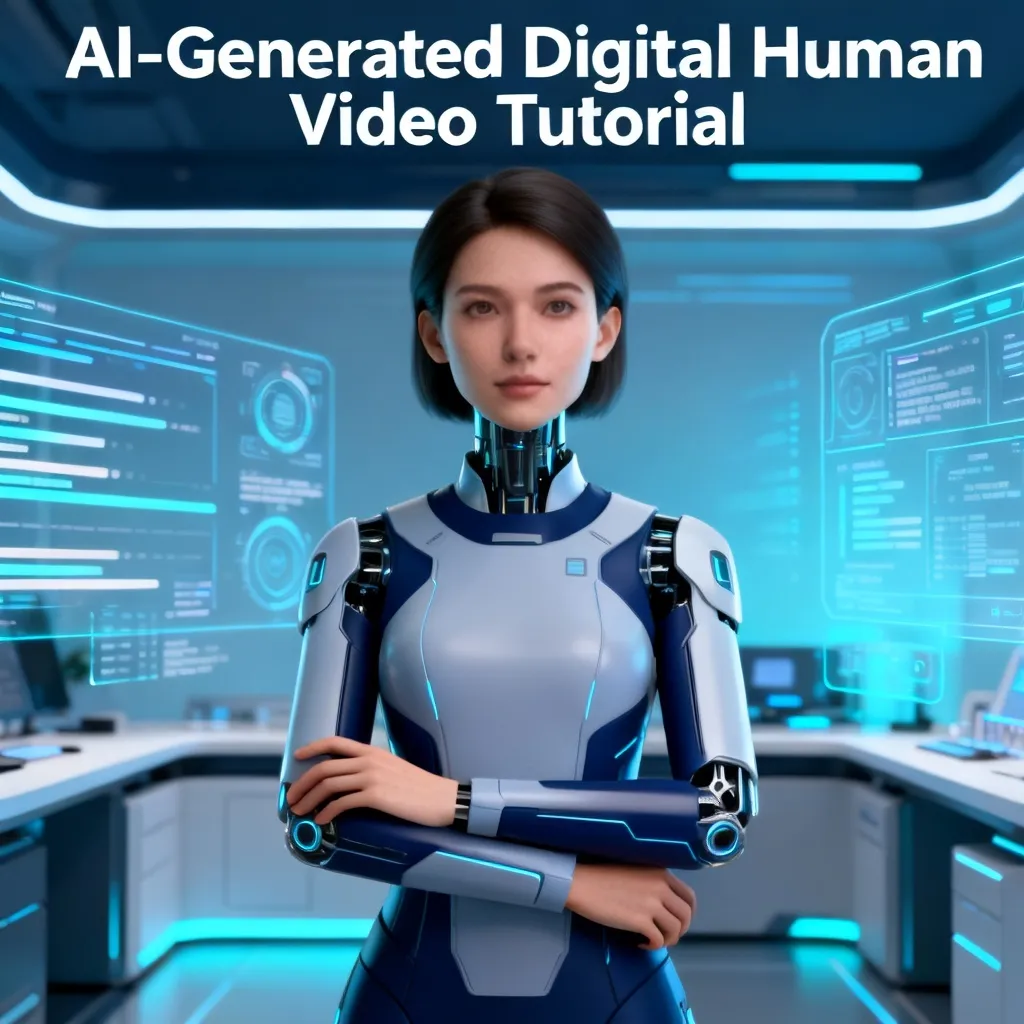 AI生成数字人视频配图2
