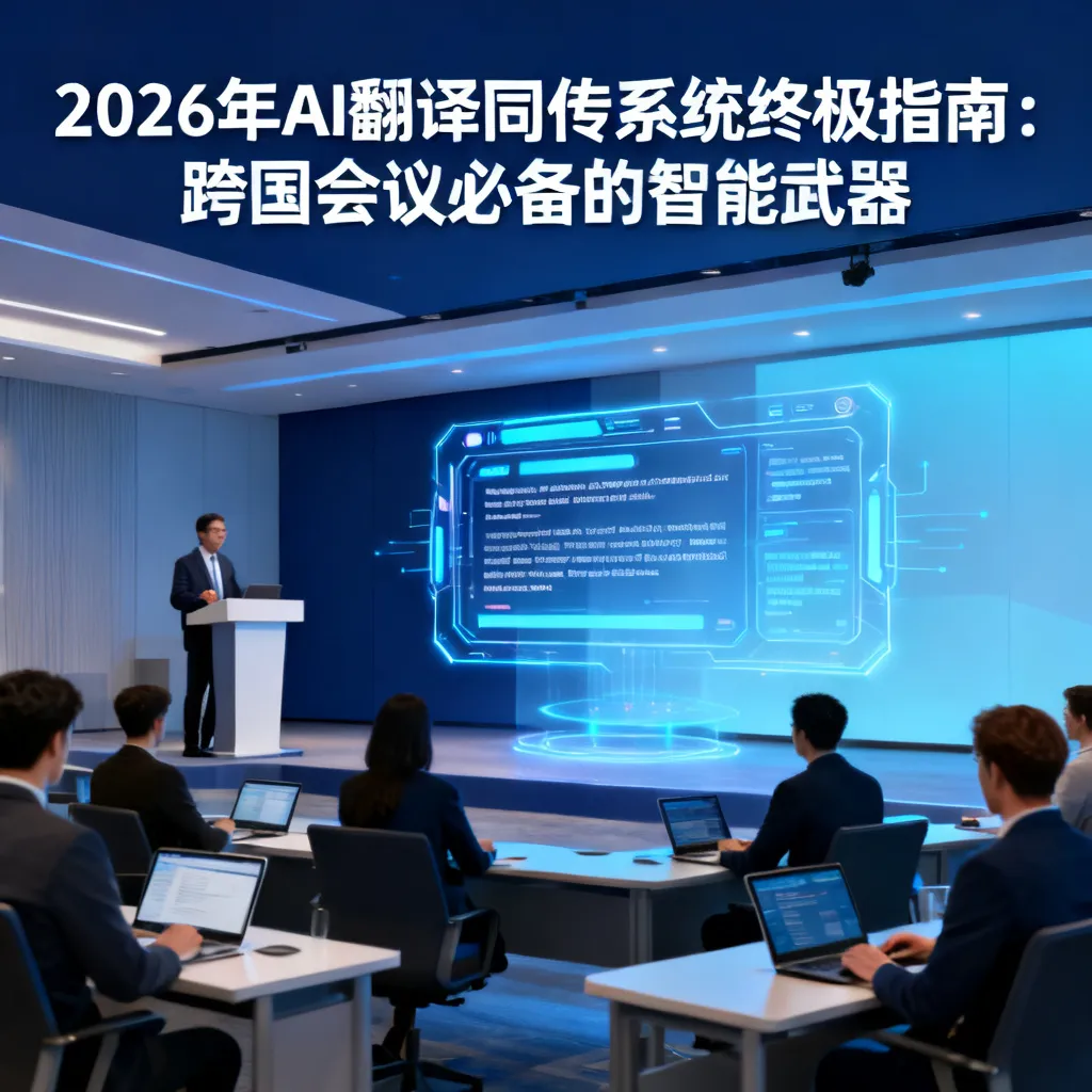 2026年AI翻译同传系统终极指南：跨国会议必备的智能武器全解析