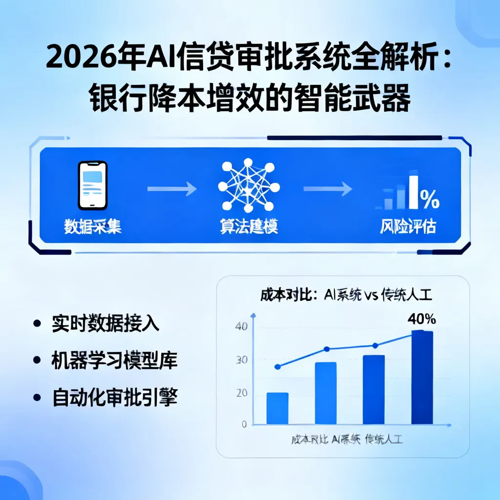 2026年AI信贷审批系统全解析:银行降本增效的智能武器配图2