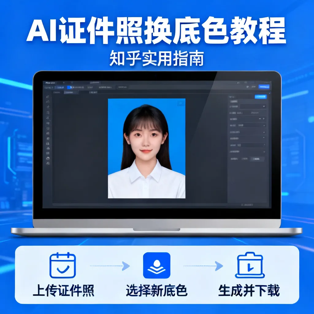 ai证件照换底色好用吗知乎怎么弄配图2
