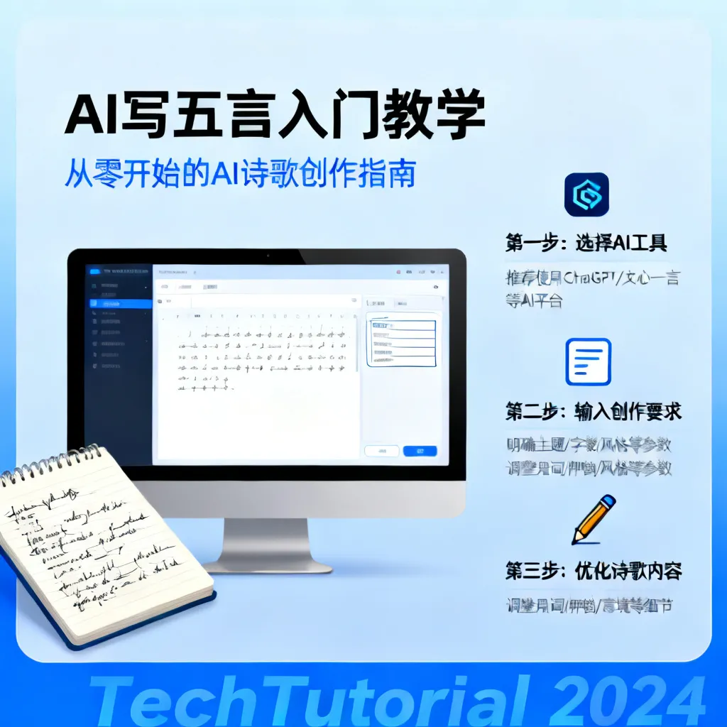 ai写五言怎么入门教学配图1