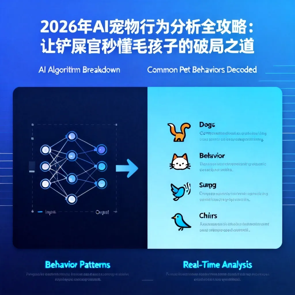 2026年AI宠物行为分析全攻略:让铲屎官秒懂毛孩子的破局之道配图2