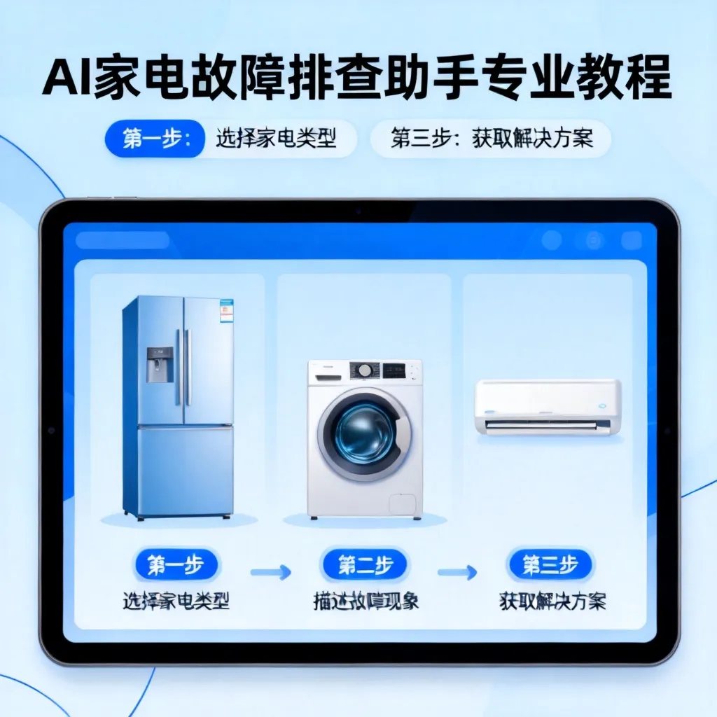 AI家电故障排查助手配图1