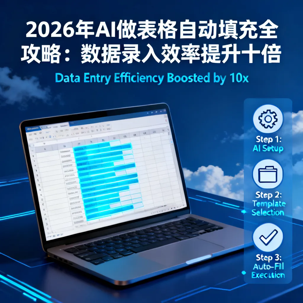 2026年AI做表格自动填充全攻略:数据录入效率提升十倍配图1
