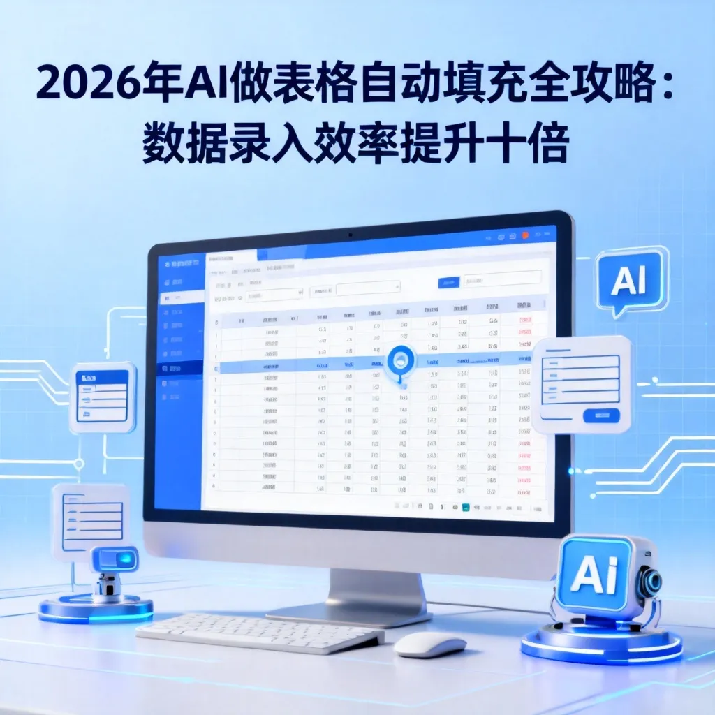 2026年AI做表格自动填充全攻略:数据录入效率提升十倍配图2