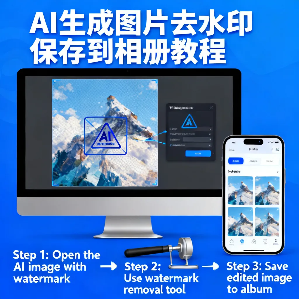 ai生成的图片怎么去水印保存到相册配图1