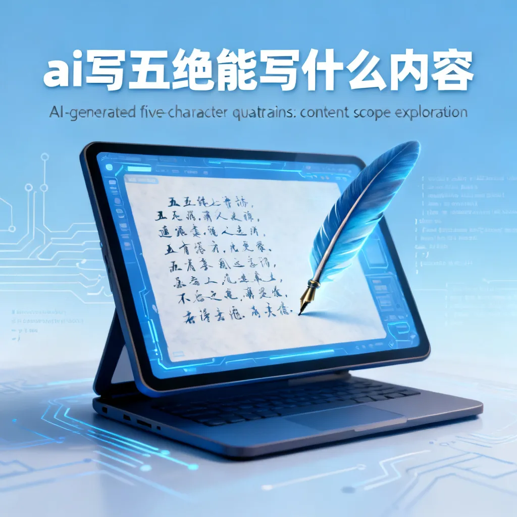 从“平仄不通”到“出口成章”：2026年AI写五绝能写什么内容？这份实操指南帮你解锁所有可能