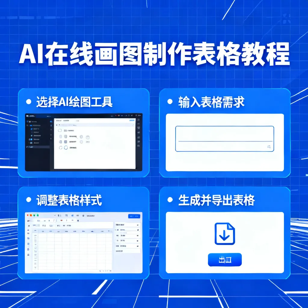 ai在线画图怎么做表格配图1