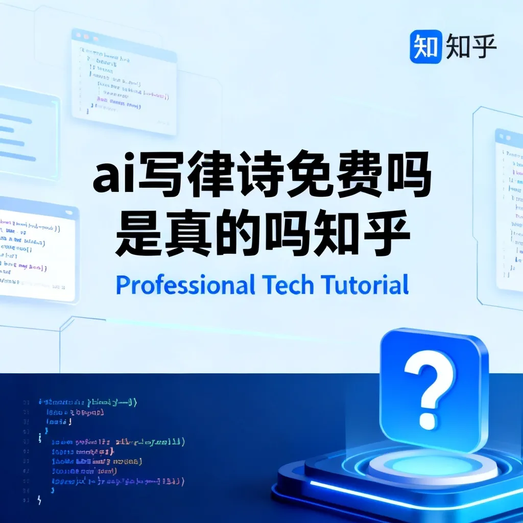 ai写律诗免费吗是真的吗知乎配图1