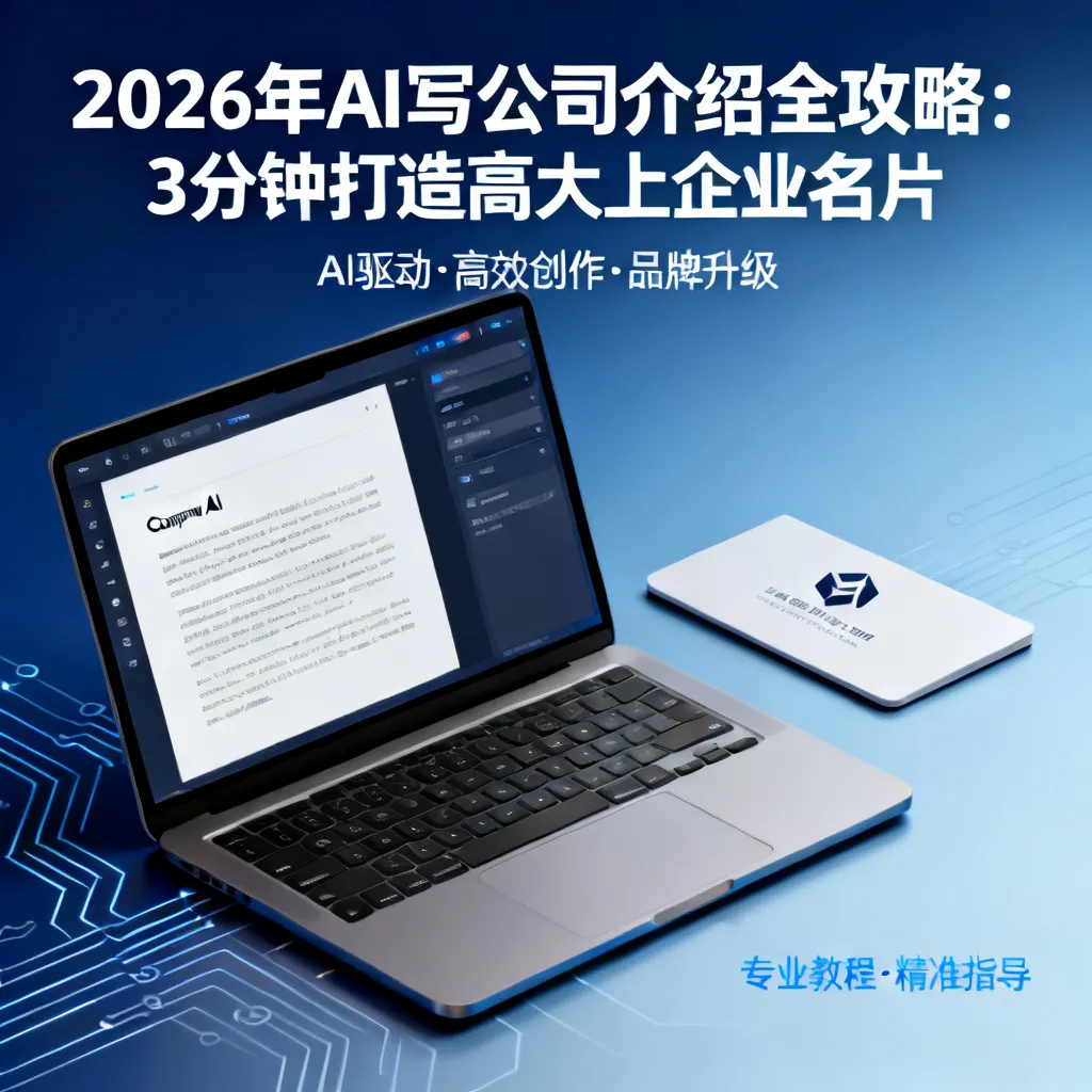 2026年AI写公司介绍全攻略:3分钟打造高大上企业名片配图2